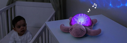 CLOUD B projector met melodieën en geluiden RUSTIGE SCHILDPAD 25 x 28 cm