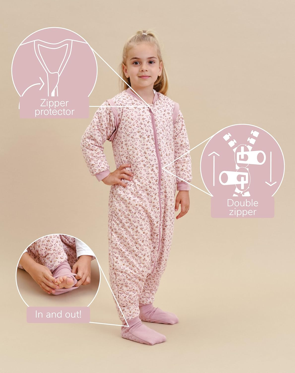 MOLIS&CO winter slaapzak 2,5TOG 3 jaar afneembare mouwen