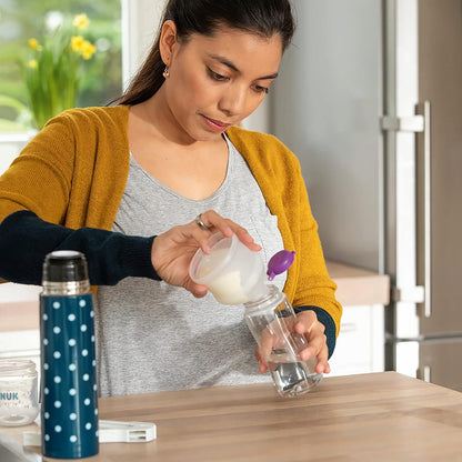 NUK pojemnik na mleko modyfikowane do przygotowania mleka w podróży, BPA free