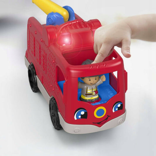 FISHER-PRICE GXR77 πυροσβεστικό όχημα + 1 φιγούρα ΓΕΡΜΑΝΙΚΗ ΓΛΩΣΣΑ