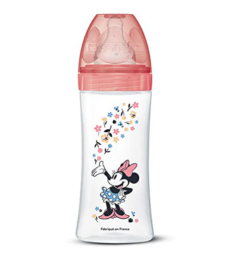 DODIE biberón 330 ml tetina 3 flujo rápido 6 m+ DISNEY MINNIE