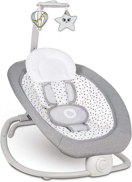 LIONELO PASCAL 2-in-1 ligstoel schommelstoel tot 9kg melodieën + vibraties