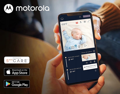 MOTOROLA VM65X Connect elektronische babyfoon 5" + mast