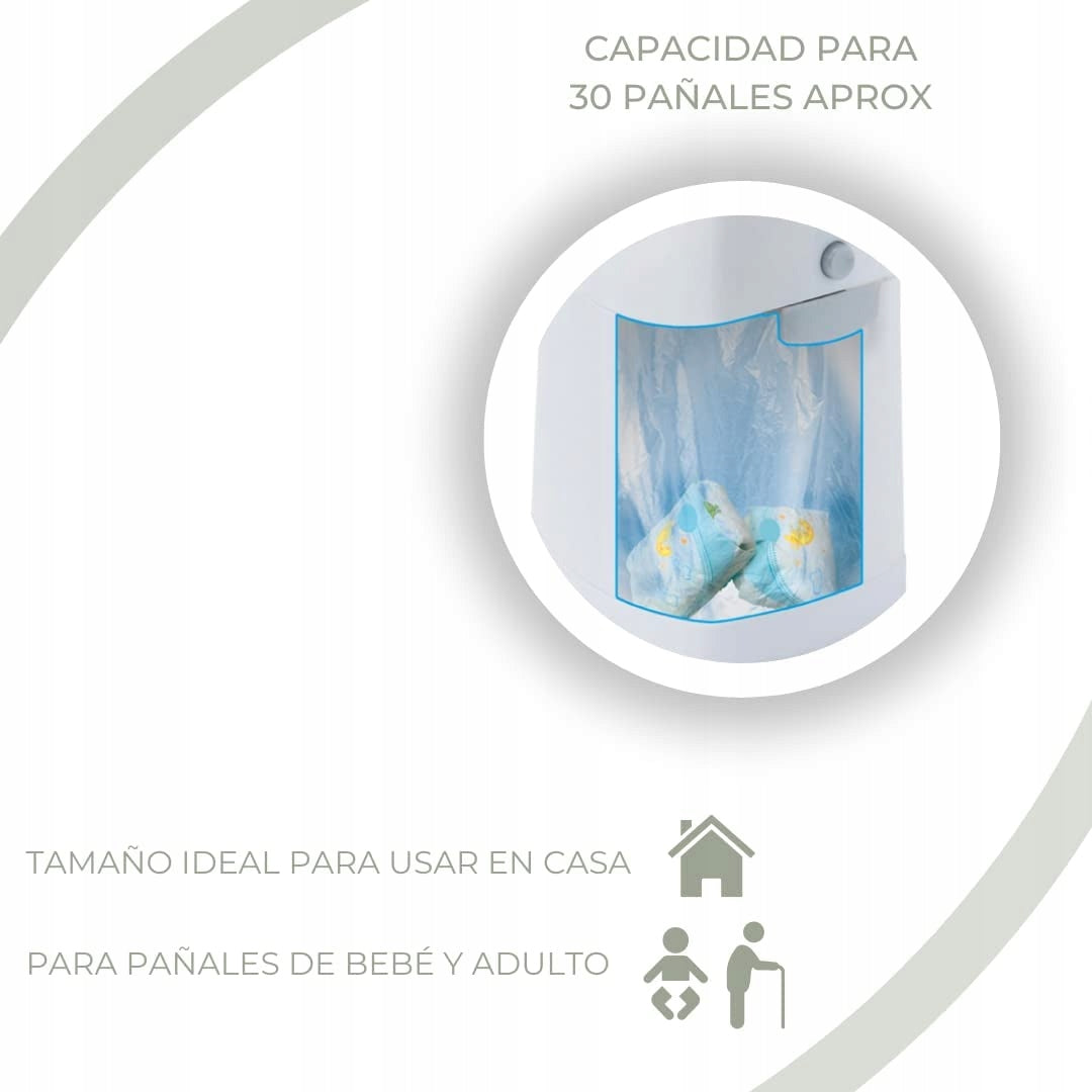 DIAPER CHAMP luieremmer voor vuilniszakken +/-30 stuks