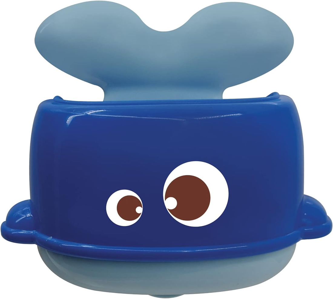 LUDI set di giocattoli da bagno 9 pezzi + scatola con manico
