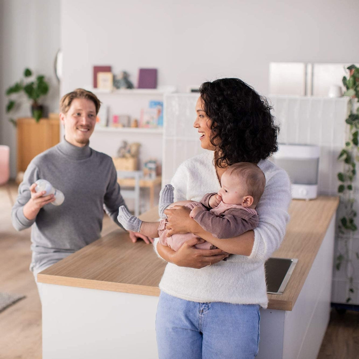 PHILIPS AVENT elektryczny sterylizator parowy 1 do butelek i akcesoriów dla niemowląt, biało-szary