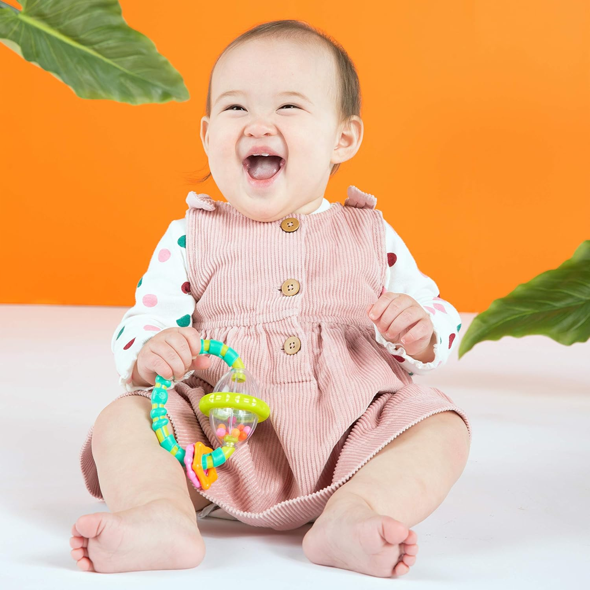BRIGHT STARTS set de juguetes para bebés sonajeros y agitadores 7 piezas 6 m+