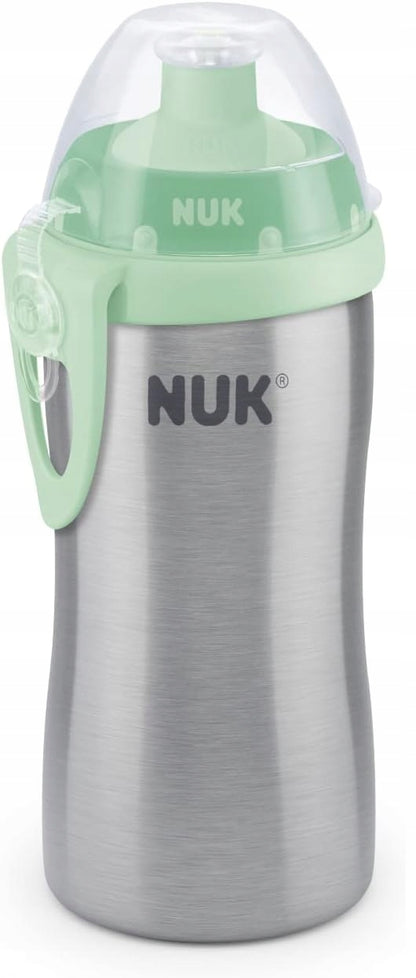 NUK Junior Cup BUTELKA STAL NIERDZEWNA ustnik push-pull 215 ml
