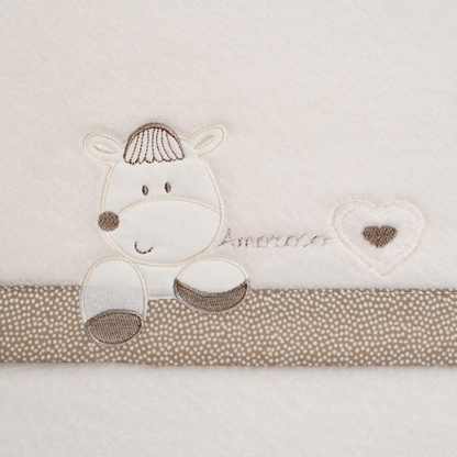 INTERBABY 3-delige fleece beddengoedset.