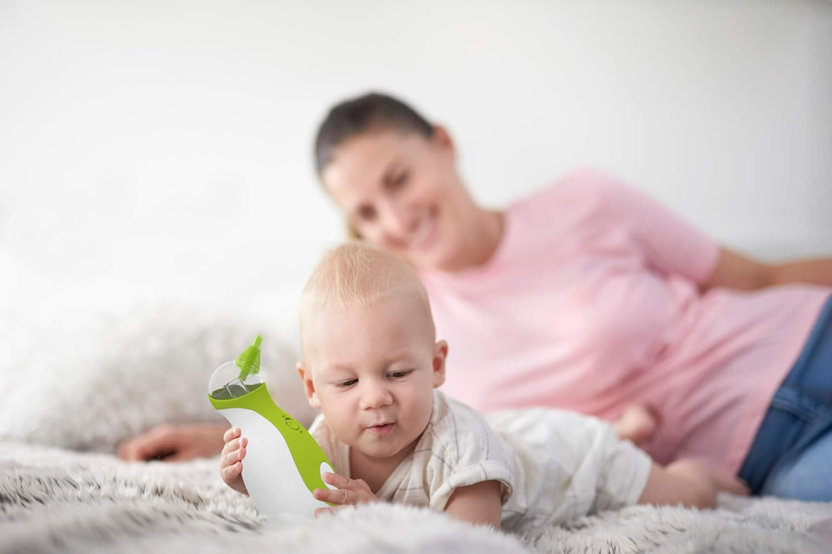 NOSIBOO GO aspirador nasal eléctrico inalámbrico para bebés