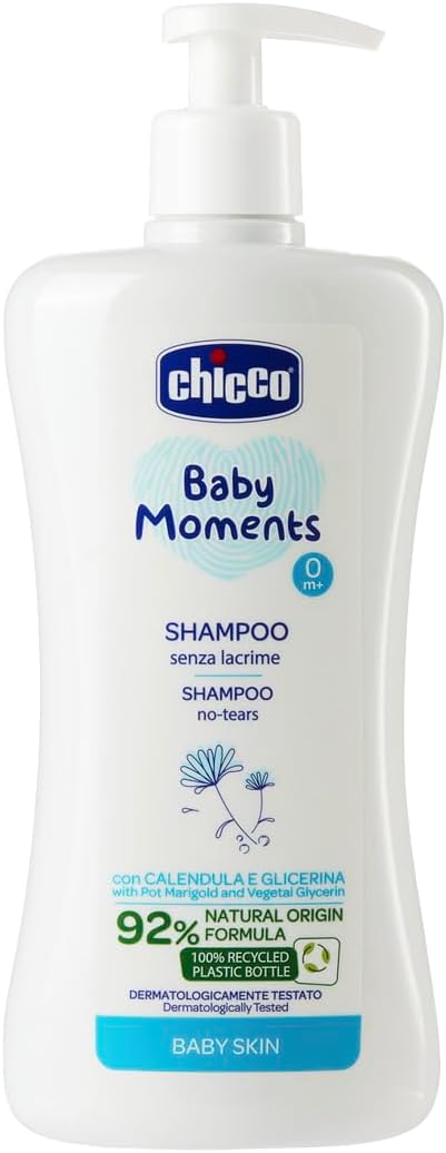 CHICCO BabyMoments shampoo per capelli 500 ml 0m+