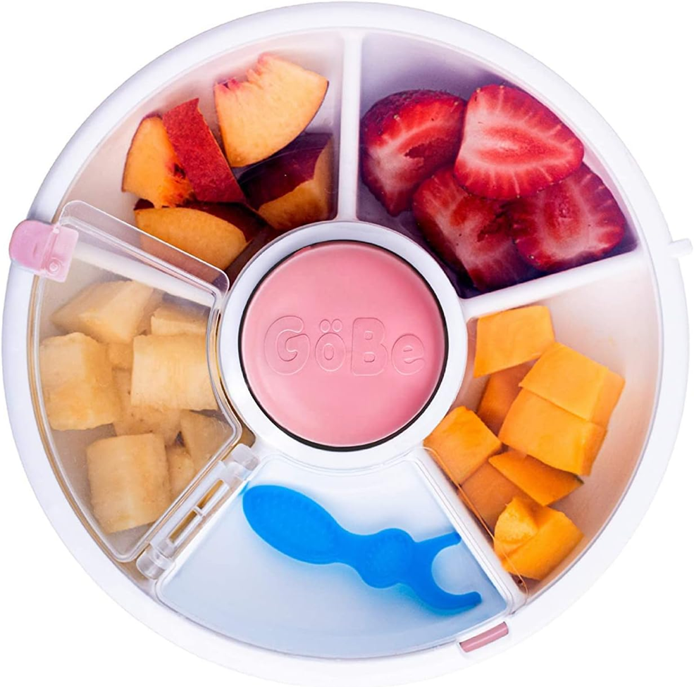 GOBE Snack Spinner obrotowy pojemnik na przekąski 5 komór 5,5 x 16 cm