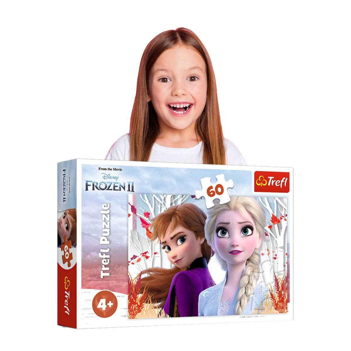 TREFL Puzzle Die Eiskönigin – Verzauberte Welt von Anna und Elsa 60 Teile 4 Jahre+