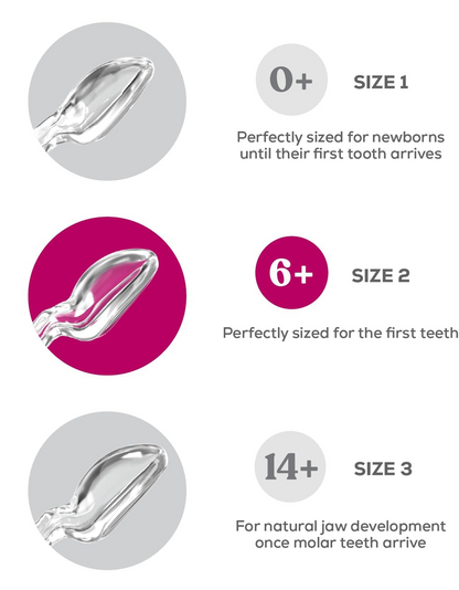 DENTISTAR siliconen fopspeen 2x 14 maanden+