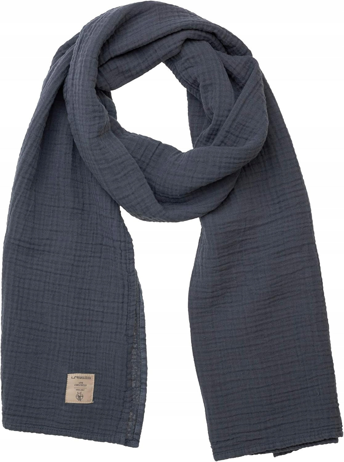 LASSIG muselina pañuelo de lactancia 70 x 230 cm para bebés de algodón