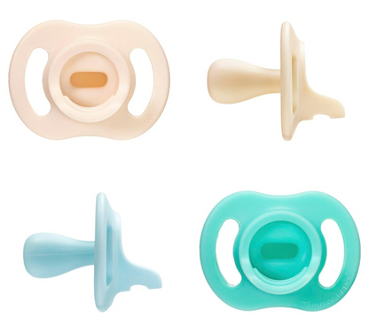 TOMMEE TIPPEE Ultra Light StayPut dudlík uklidňující x4 0-6 měsíců