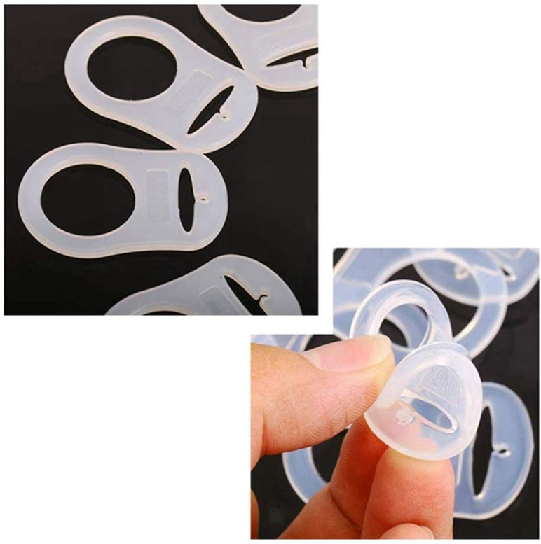 VOARGE manici in silicone per catenelle porta succhietto 12 pezzi
