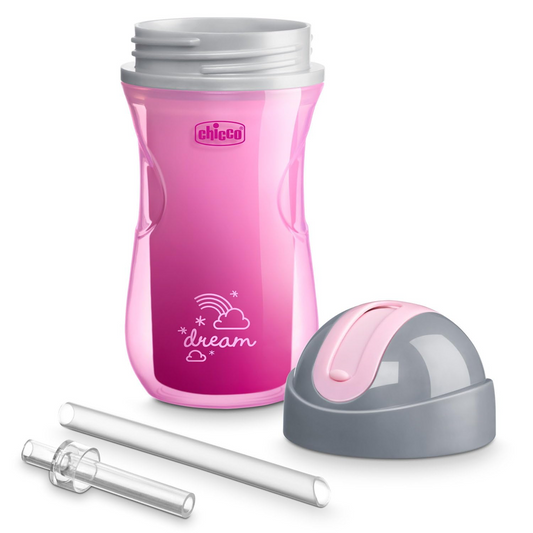 CHICCO Sport Cup cană anti-vărsare cu pai 266 ml 14 m+