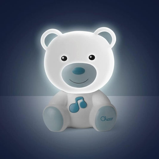 CHICCO DreamLight lampă de noapte portabilă cu LED și melodii 11 x 14 cm