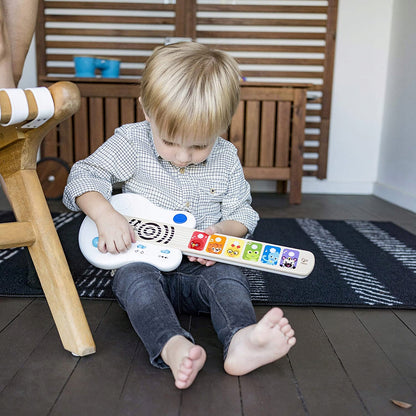 BABY EINSTEIN Hape Magic Touch dotykowa gitara elektryczna 41,6 cm, biały instrument dla dziecka