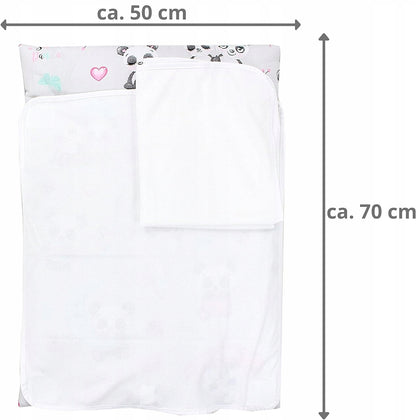 TUPTAM matelas à langer doux avec 2 housses 75x50 cm