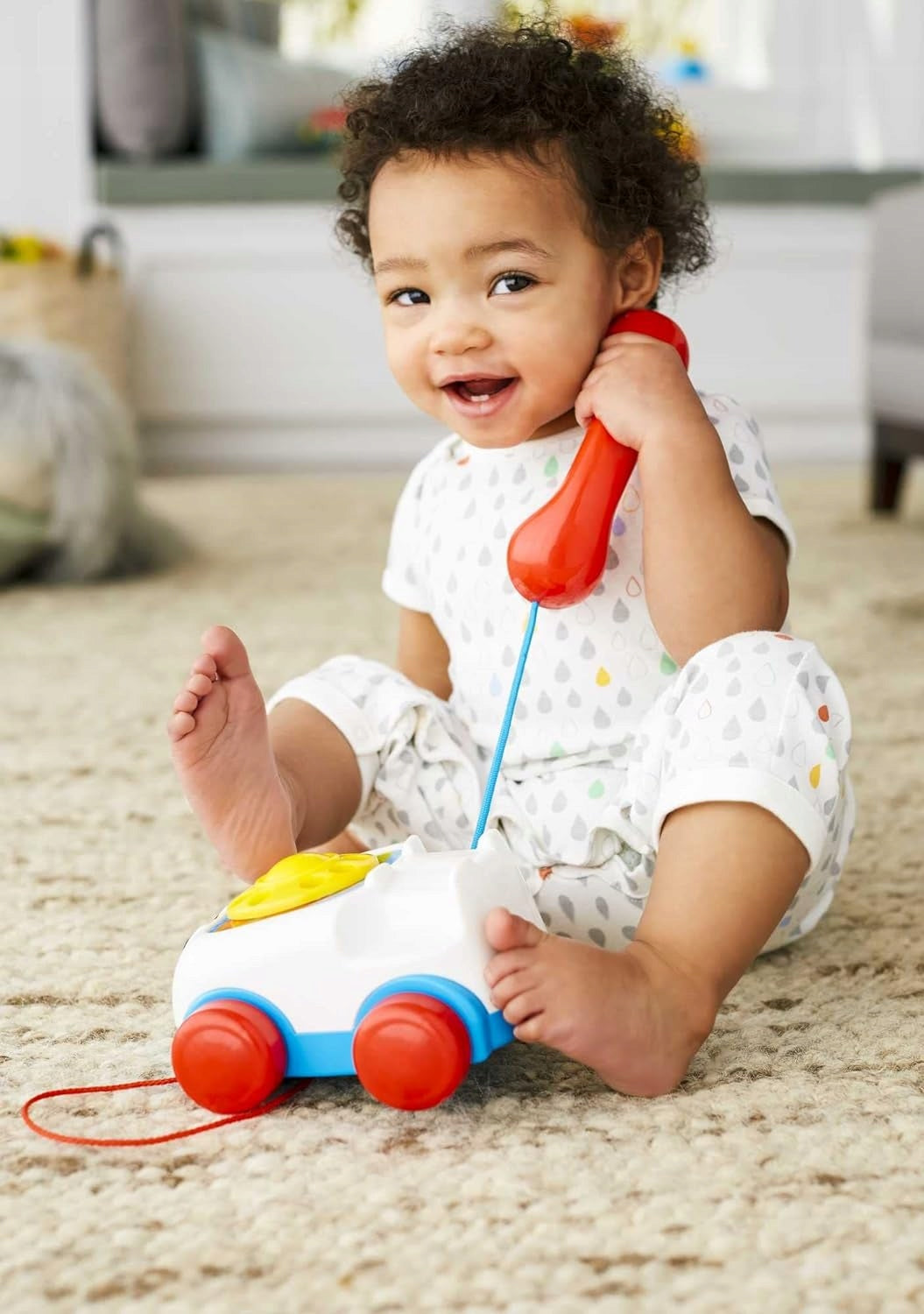 FISHER-PRICE telefon na kolečkách 12 m+