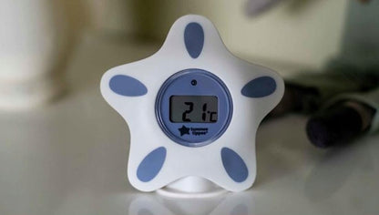 TOMMEE TIPPEE in Bath TERMOMETR 2w1 kąpielowy i pokojowy, biało-niebieski termometr cyfrowy
