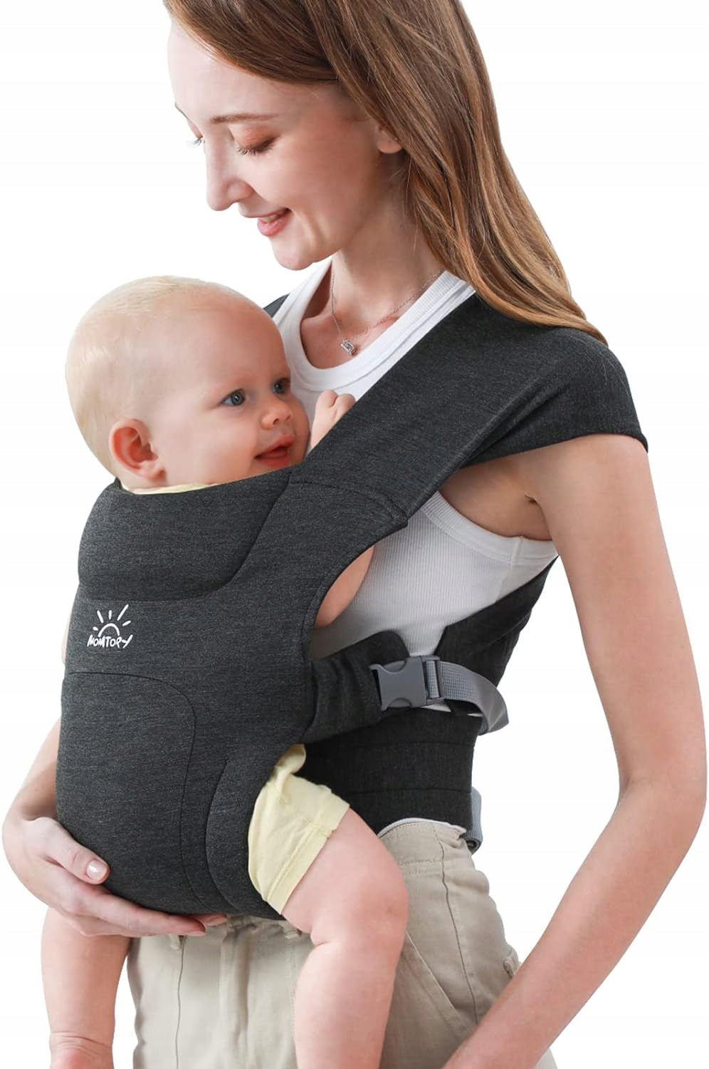 MOMTORY ergonomische Babytrage 3 - 12 kg