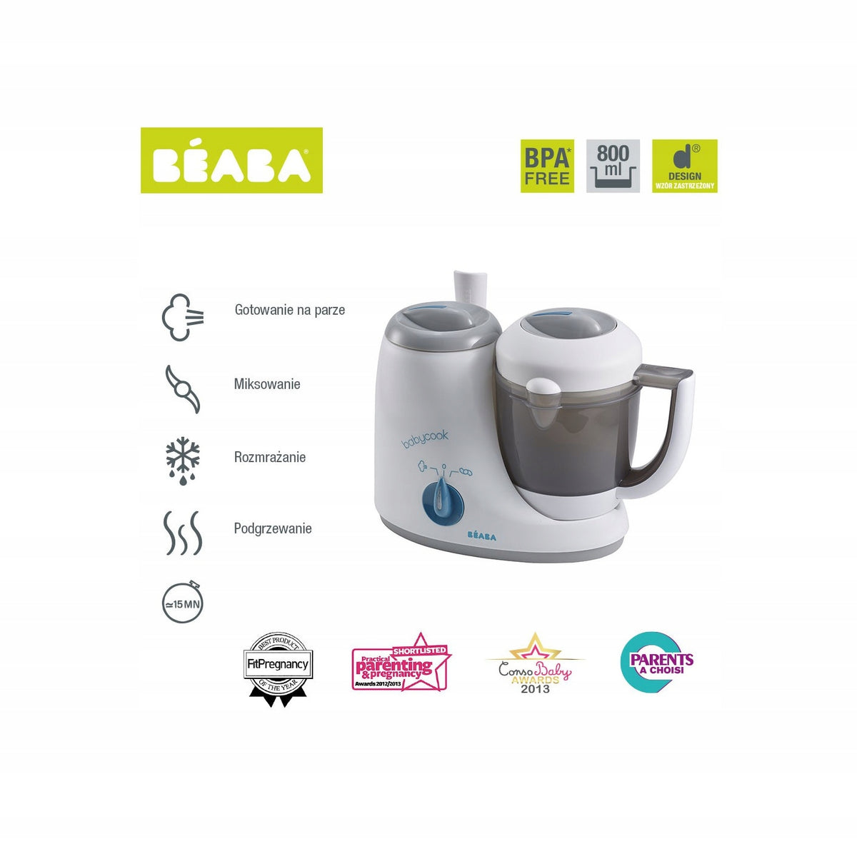 BEABA Babycook Original 4-in-1 MULTIFUNKTIONSKÜCHENMASCHINE