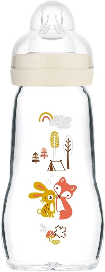 MAM Feel Good Glasflasche 260 ml 2 m+ Trinksauger 2
