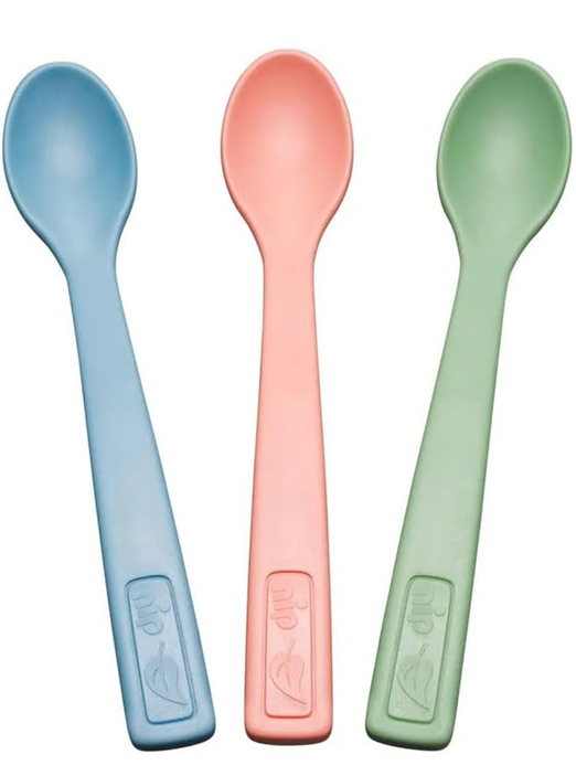 NIP Eat Green lot de 3 cuillères 14 cm 4 m+