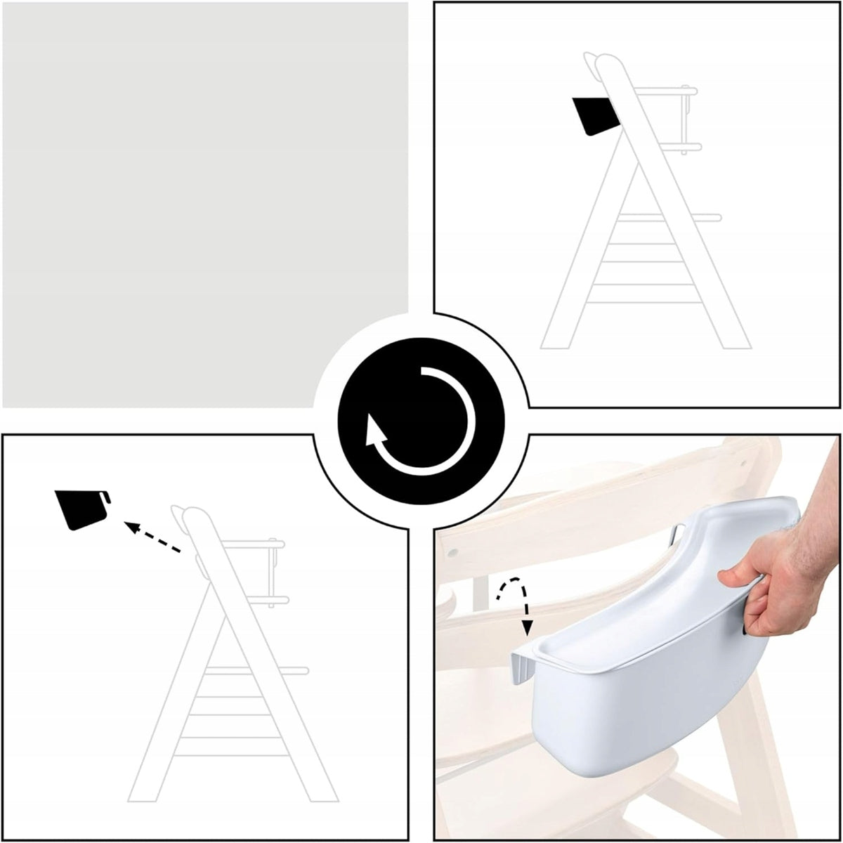 HAUCK opbergdoos voor kinderstoelen ALPHA+ en BETA+
