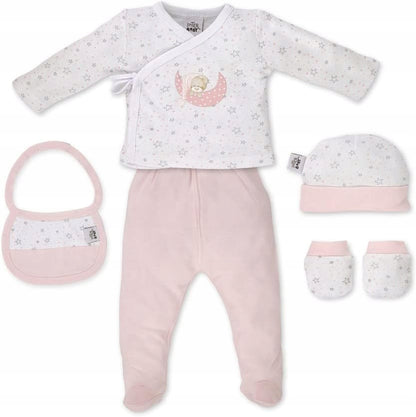 INTERBABY set de regalo de bambú pijama gorro calcetines babero