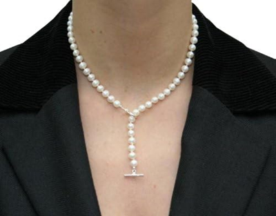 ROBA zoetwater gekweekte parelketting en armband
