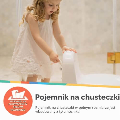 Nuby My Real Potty nocnik treningowy dla dzieci 18m+ dźwięk spłuczki – zdjęcie 5