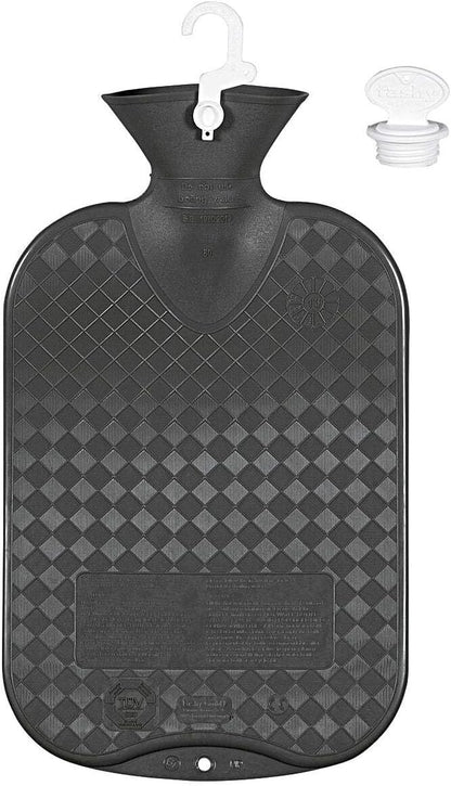 FASHY rubberen warmwaterkruik 2 liter 20 x 32 cm