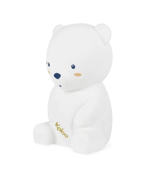 KALOO lampada notturna LED in silicone 3 colori 18 cm ORSO