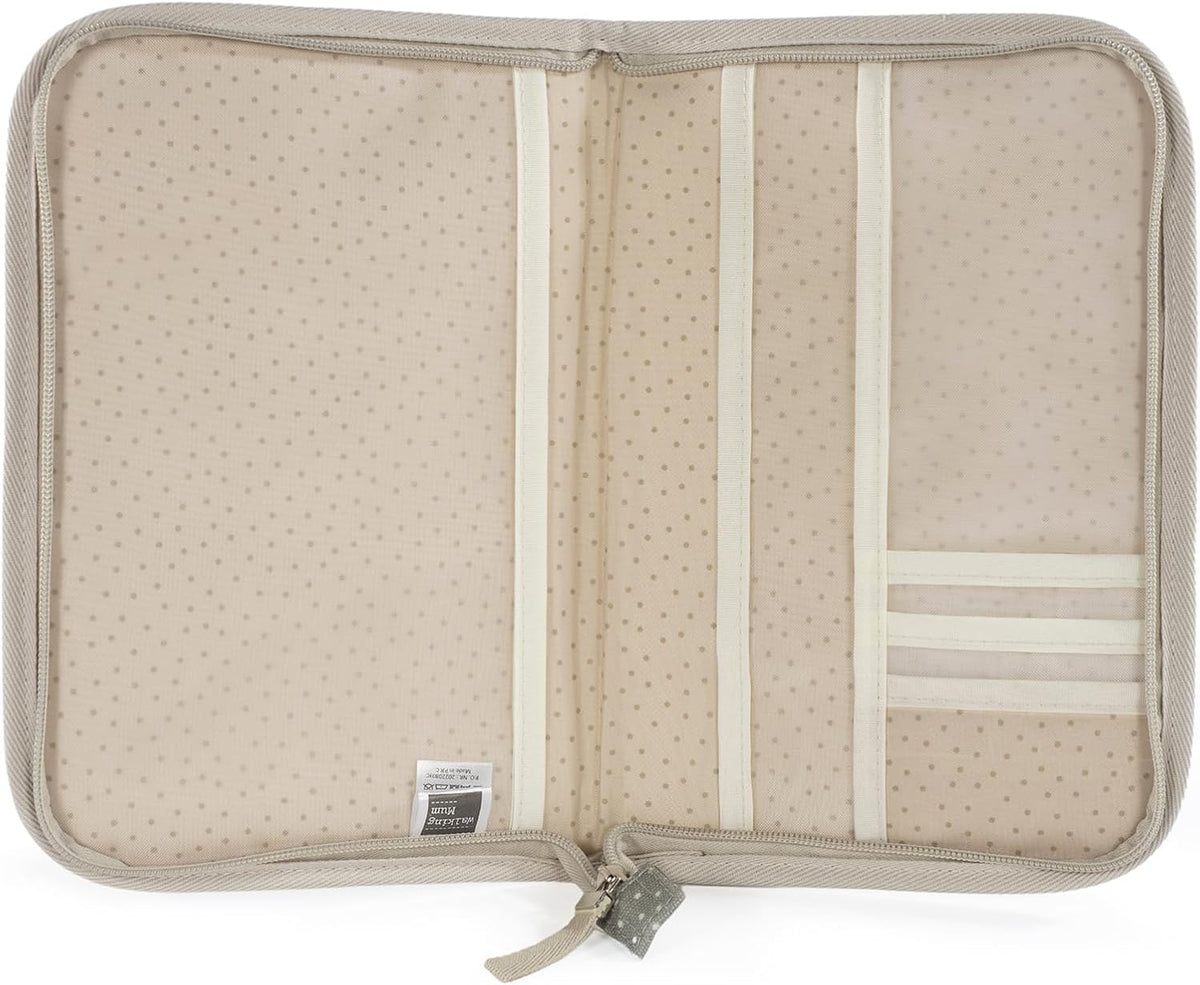 WALKING MUM Topito Poppy Moss document case
