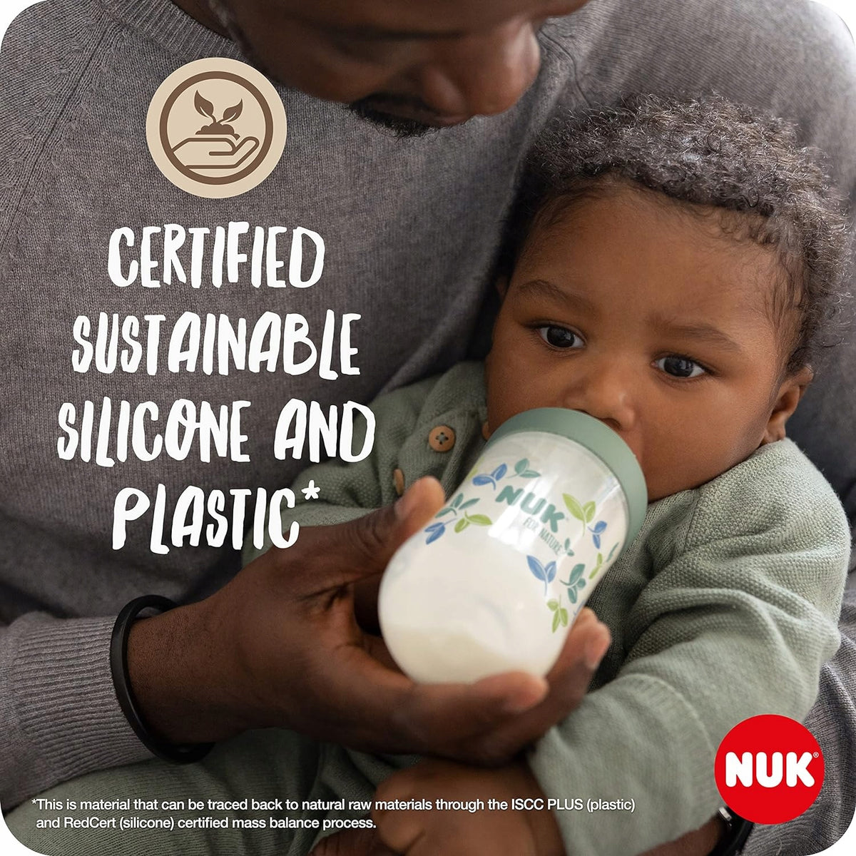 NUK for Nature set 2 x fles + speen temperatuurregeling