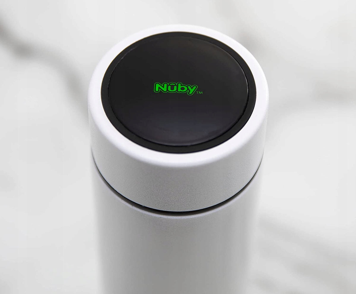 NUBY RapidCool termos chłodzący do przygotowywania mleka 240 ml LED, biały, stal nierdzewna, do butelek