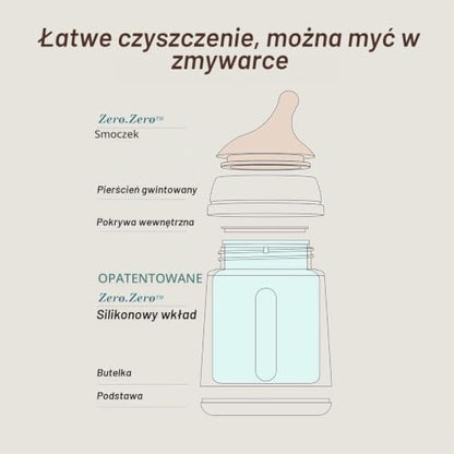 Suavinex Zero Zero anti-colic bottle 270 ml 3m+ medium flow (M)
