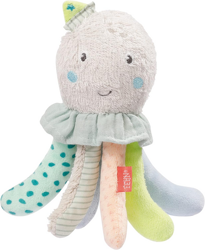FEHN pluche badspeelgoed OCTOPUS 17 cm 0+