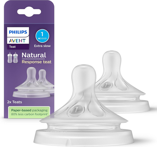 PHILIPS AVENT Natural RESPONSE Flaschensauger 0m+ x2