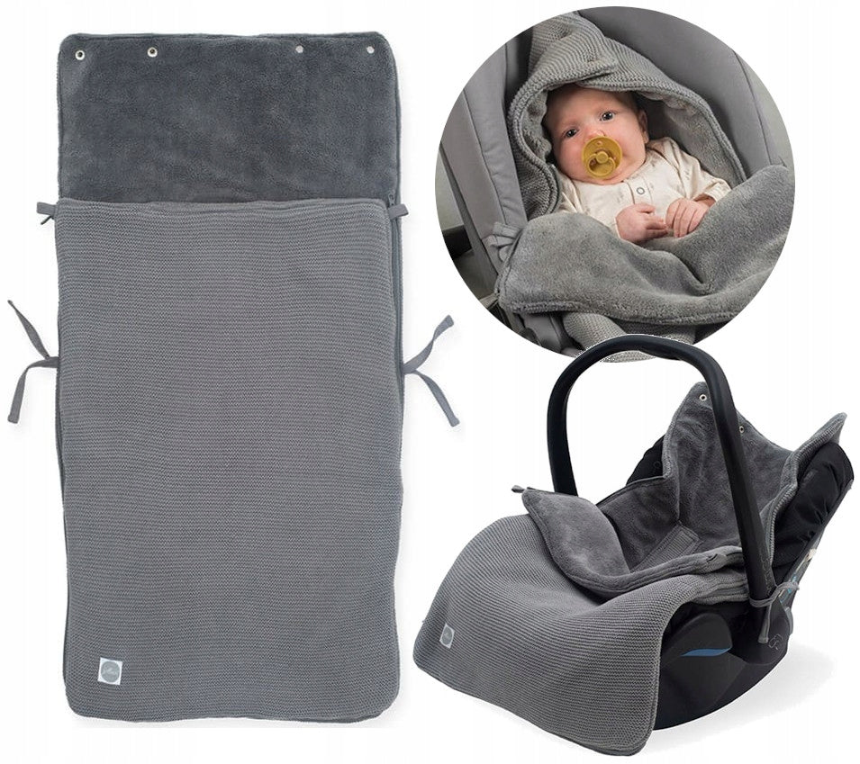 JOLLEIN manta envolvente para silla de coche con arneses de 3 y 5 puntos