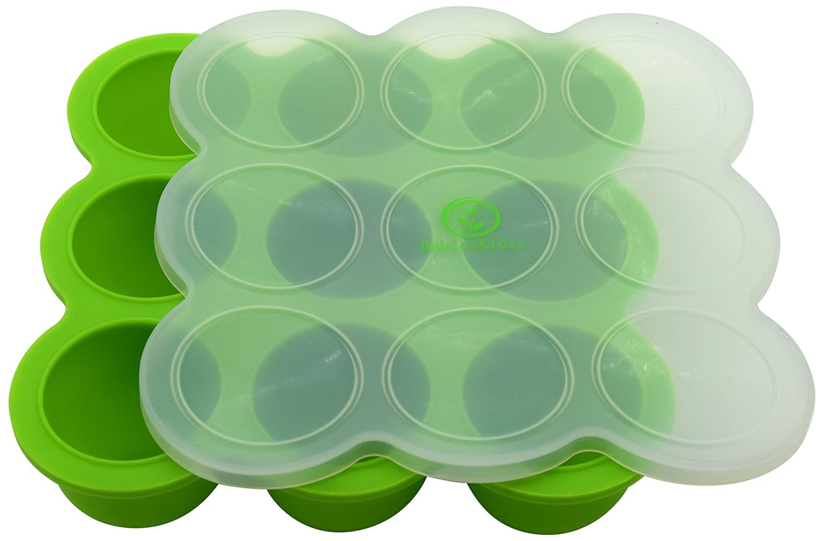 KIDDO FEEDO molde de silicona para alimentos 9 x 75 ml