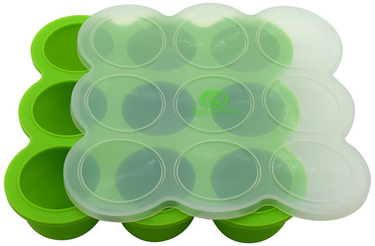 KIDDO FEEDOsilicone freezer container with lidcapacity 9 x 75 mlNew condition, packaging may show extensive