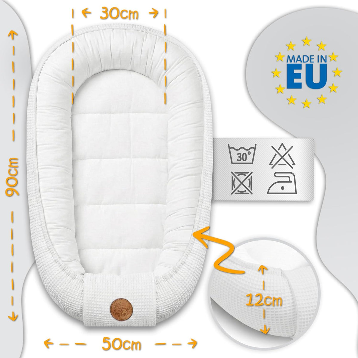 TOTSY BABY baby nest cocon 90 x 50