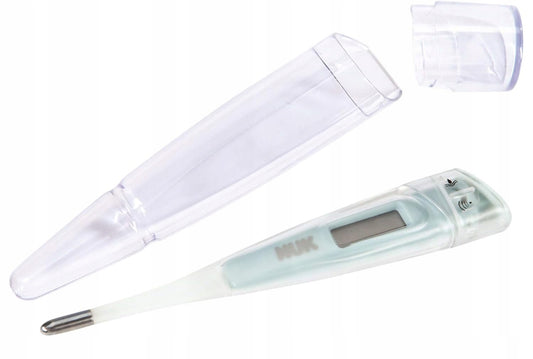 Termometro digitale rettale NUK con punta flessibile + custodia