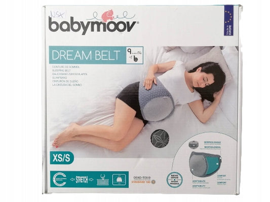BABYMOOV Dream Belt PAS CIĄŻOWY XS/S, ergonomiczny pas ciążowy do snu, wielokolorowe opakowanie XS/S