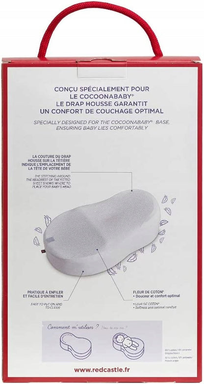 RED CASTLE cearșaf alb pentru Cocoonababy